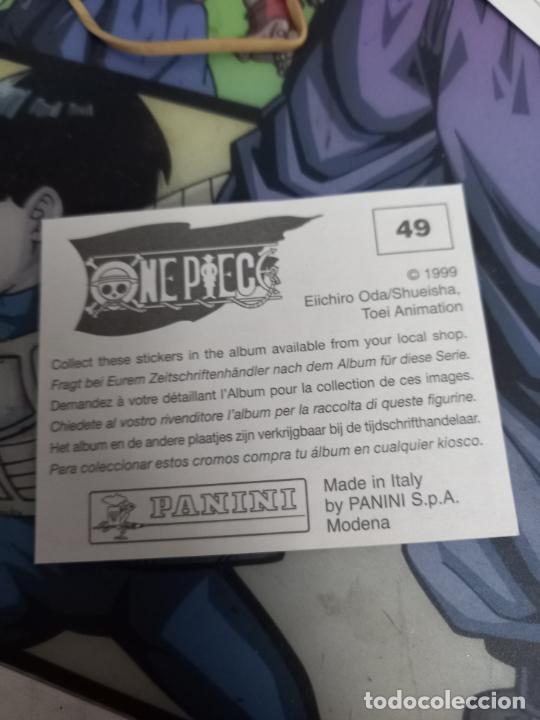 Coleccionismo cromos antiguos: ONE PIECE PANINI N 49 - Foto 3
