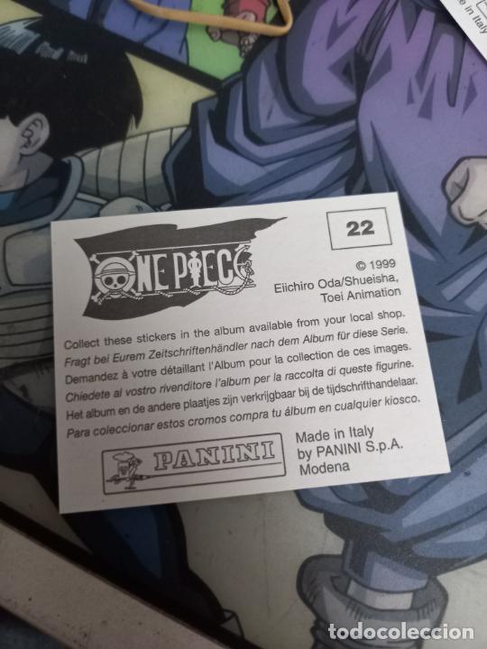Coleccionismo cromos antiguos: ONE PIECE PANINI N 22 - Foto 2