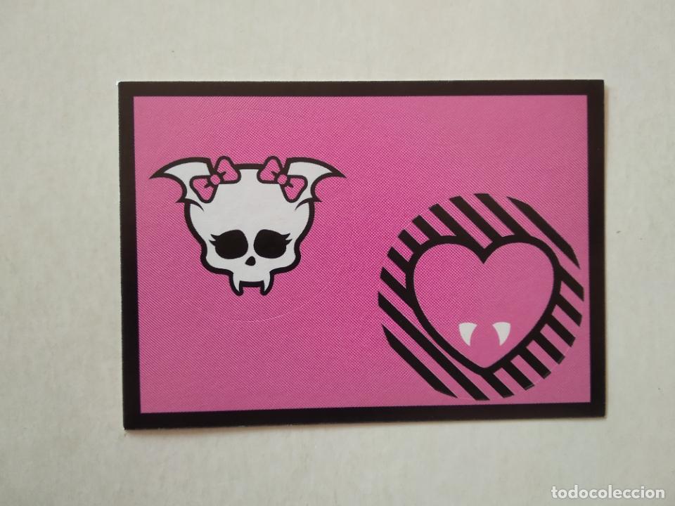 Coleccionismo cromos antiguos: 56 CORAZON CALAVERA CROMO STICKER SERIE MONSTER HIGH EDITORIAL PANINI 2012