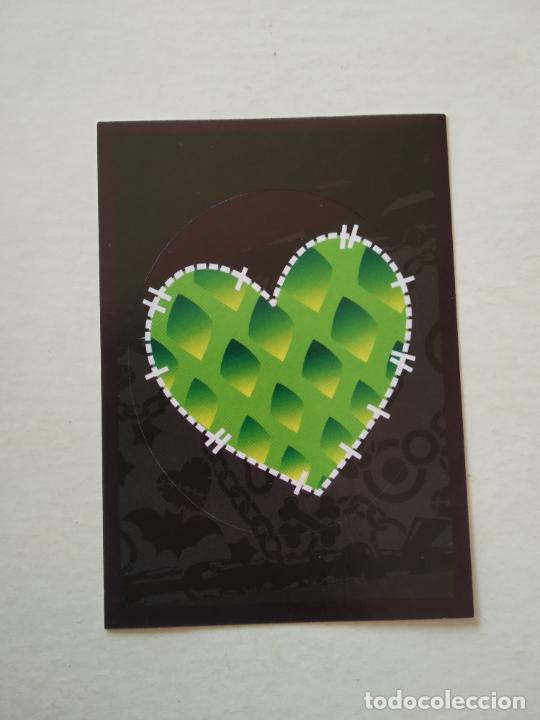 Coleccionismo Cromos antiguos: 82 CORAZON VERDE CROMO STICKER SERIE MONSTER HIGH EDITORIAL PANINI 2012