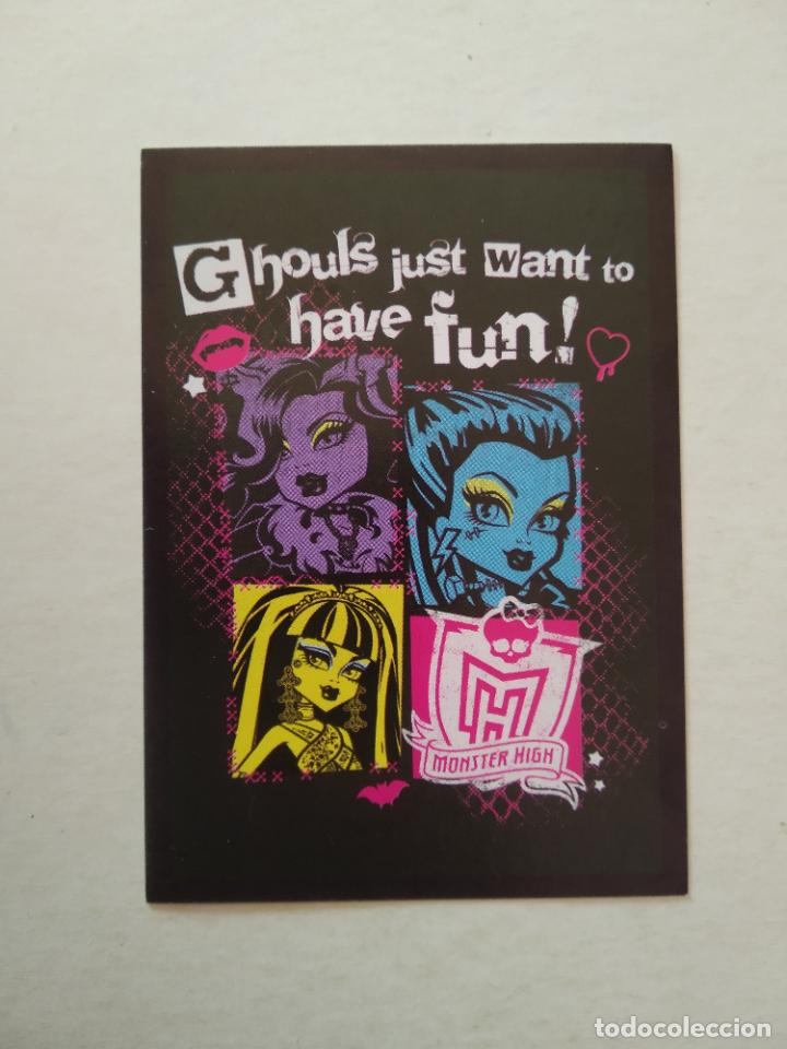 Coleccionismo cromos antiguos: 154 CROMO STICKER SERIE MONSTER HIGH EDITORIAL PANINI 2012