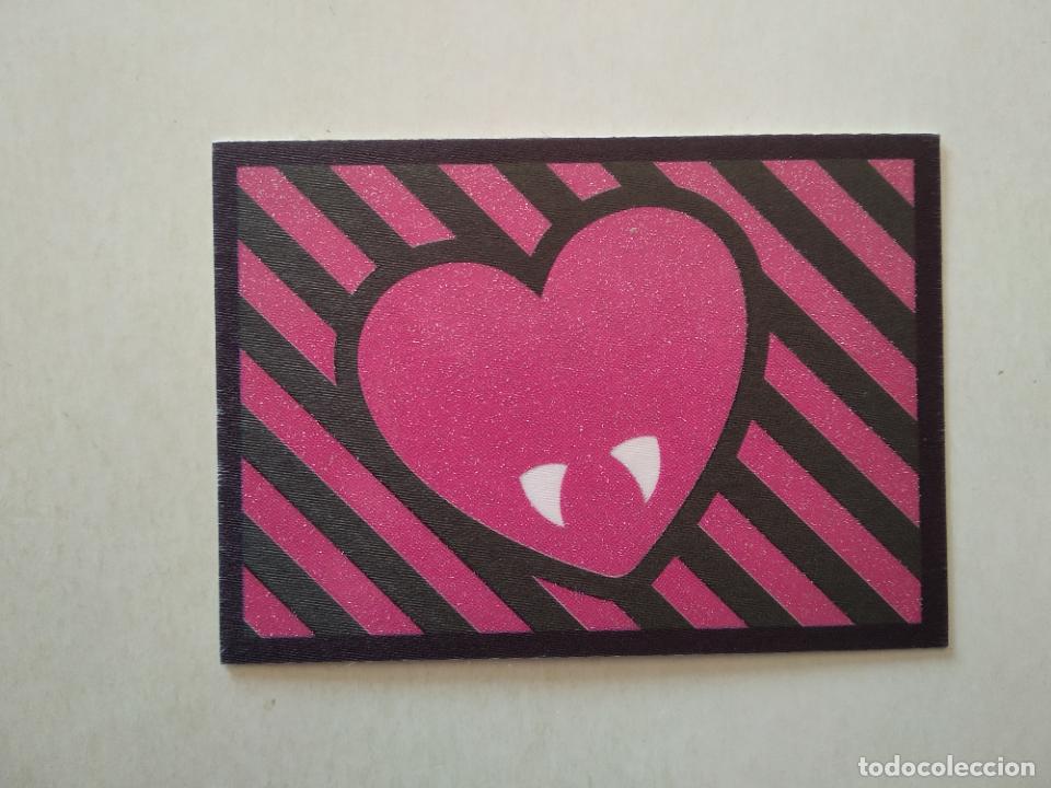 Coleccionismo cromos antiguos: 172 CORAZON BRILLANTE CROMO STICKER SERIE MONSTER HIGH EDITORIAL PANINI 2012
