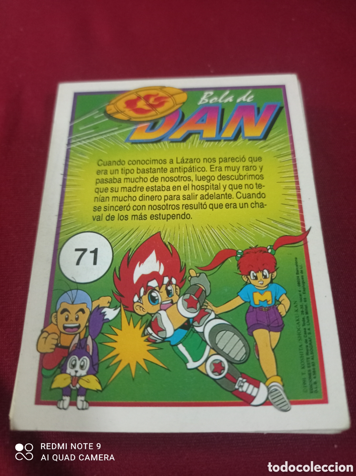 Coleccionismo cromos antiguos: Lote 29 cromos bola de Dan - Foto 3