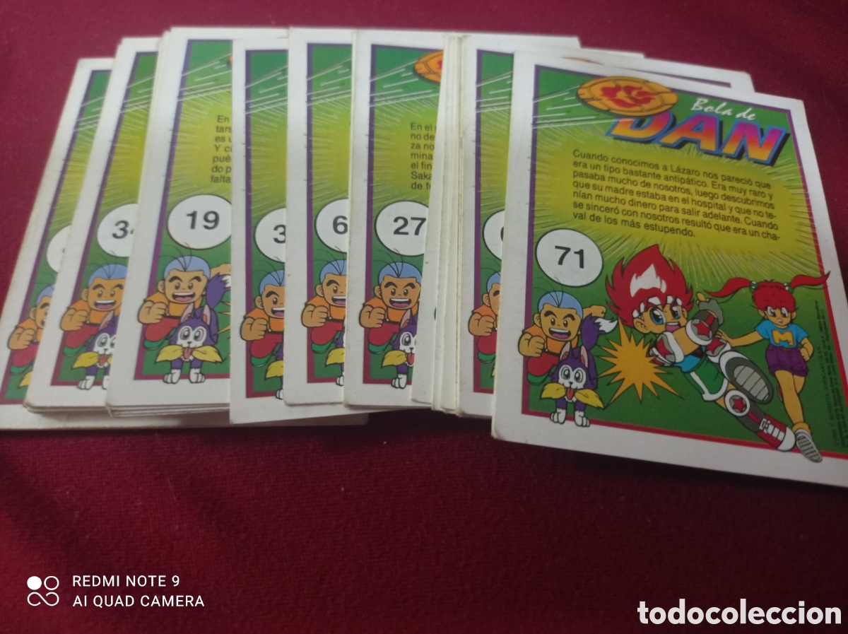 Coleccionismo cromos antiguos: Lote 29 cromos bola de Dan - Foto 4