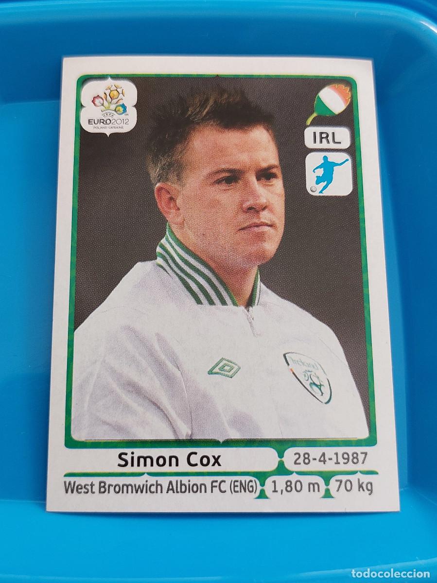 Coleccionismo Cromos antiguos: PANINI EURO 2012 POLAND UKRAINE N&ordm; 361 COX IRLANDA - POLONIA UCRANIA 12 &ndash; NUEVO SIN PEGAR