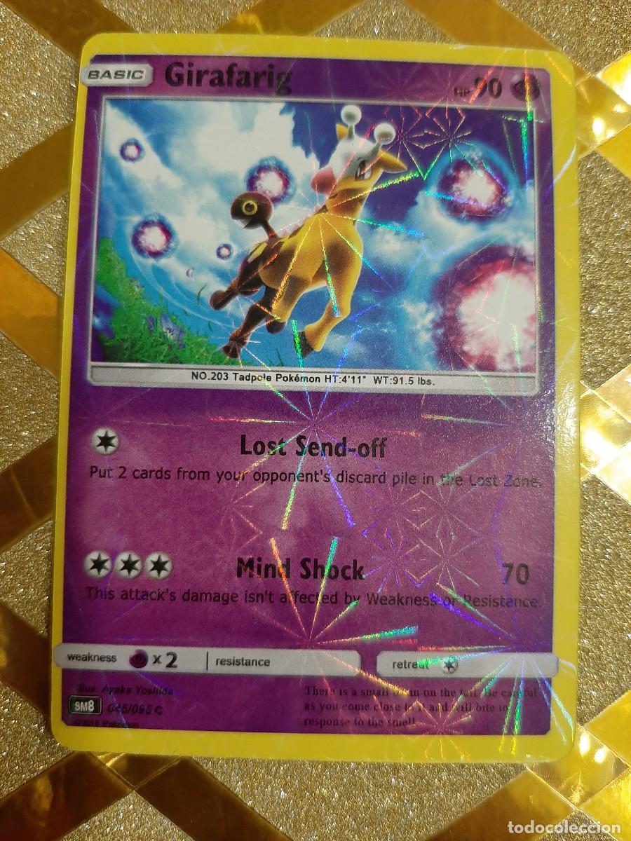 Coleccionismo cromos antiguos: CROMOS CARTAS DE POKEMON GIRAFARING ! - Foto 1
