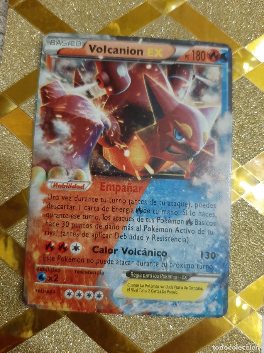 Coleccionismo cromos antiguos: CROMOS CARTAS DE POKEMON VOLCANION ! - Foto 1