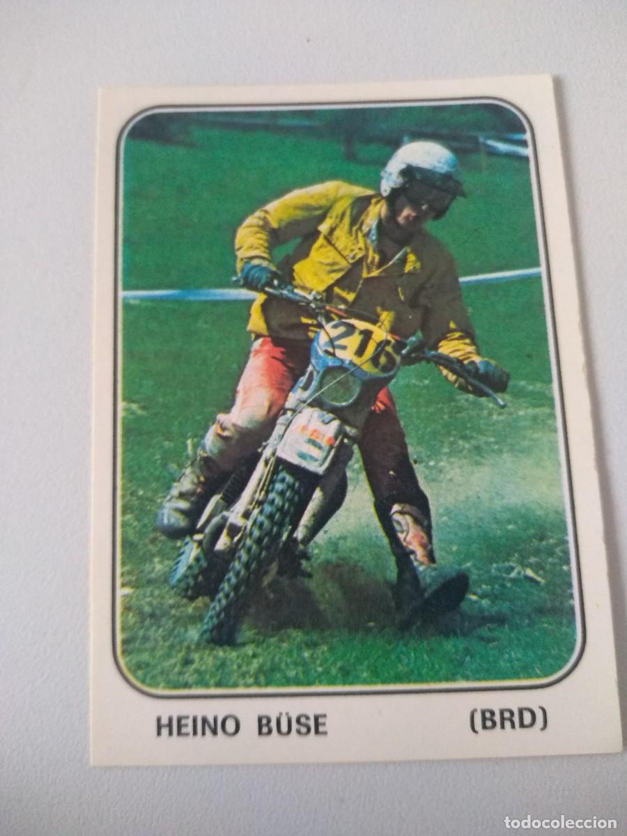 Collezionismo Figurine antiche: CROMO ALBUM MOTO SPORT PANINI SIN PEGAR 215 HEINO BUSE