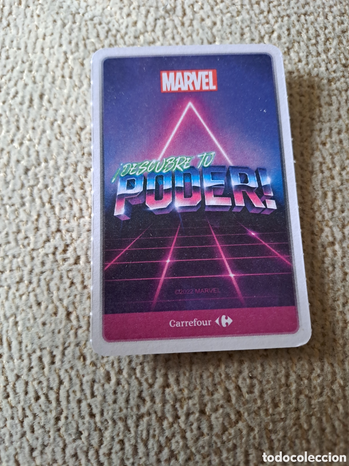 Coleccionismo cromos antiguos: 84 THOR CROMO CARTA MARVEL DESCUBRE TU PODER 2022 CARREFOUR NUEVO - Foto 2