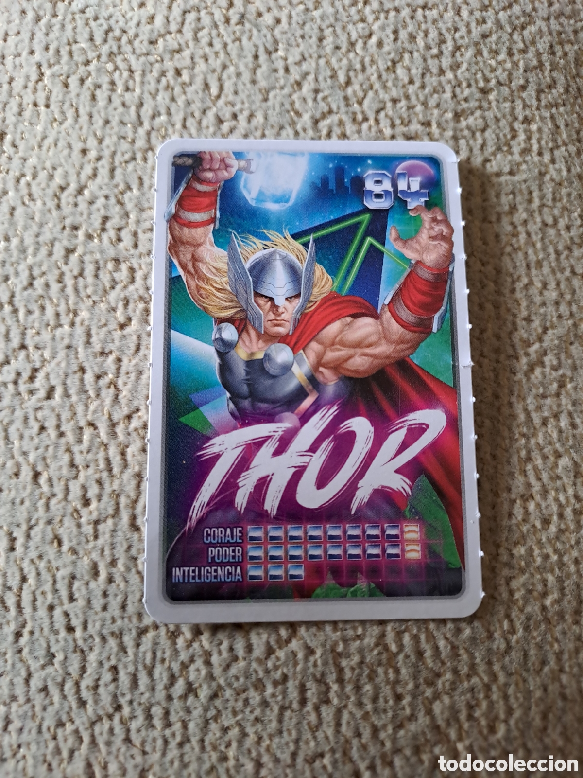 Coleccionismo cromos antiguos: 84 THOR CROMO CARTA MARVEL DESCUBRE TU PODER 2022 CARREFOUR NUEVO - Foto 1
