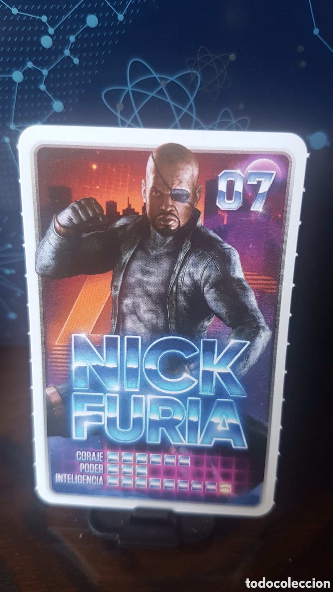 Coleccionismo cromos antiguos: #07 NICK FURIA CARREFOUR MARVEL &iexcl;DESCUBRE TU PODER! - Foto 1