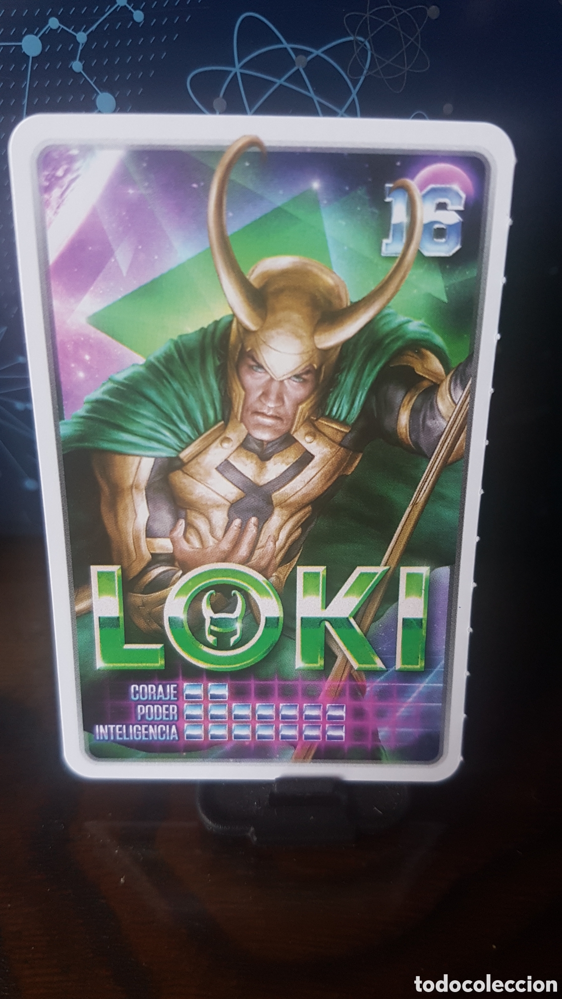 Coleccionismo cromos antiguos: #16 LOKI CARREFOUR MARVEL &iexcl;DESCUBRE TU PODER! - Foto 1