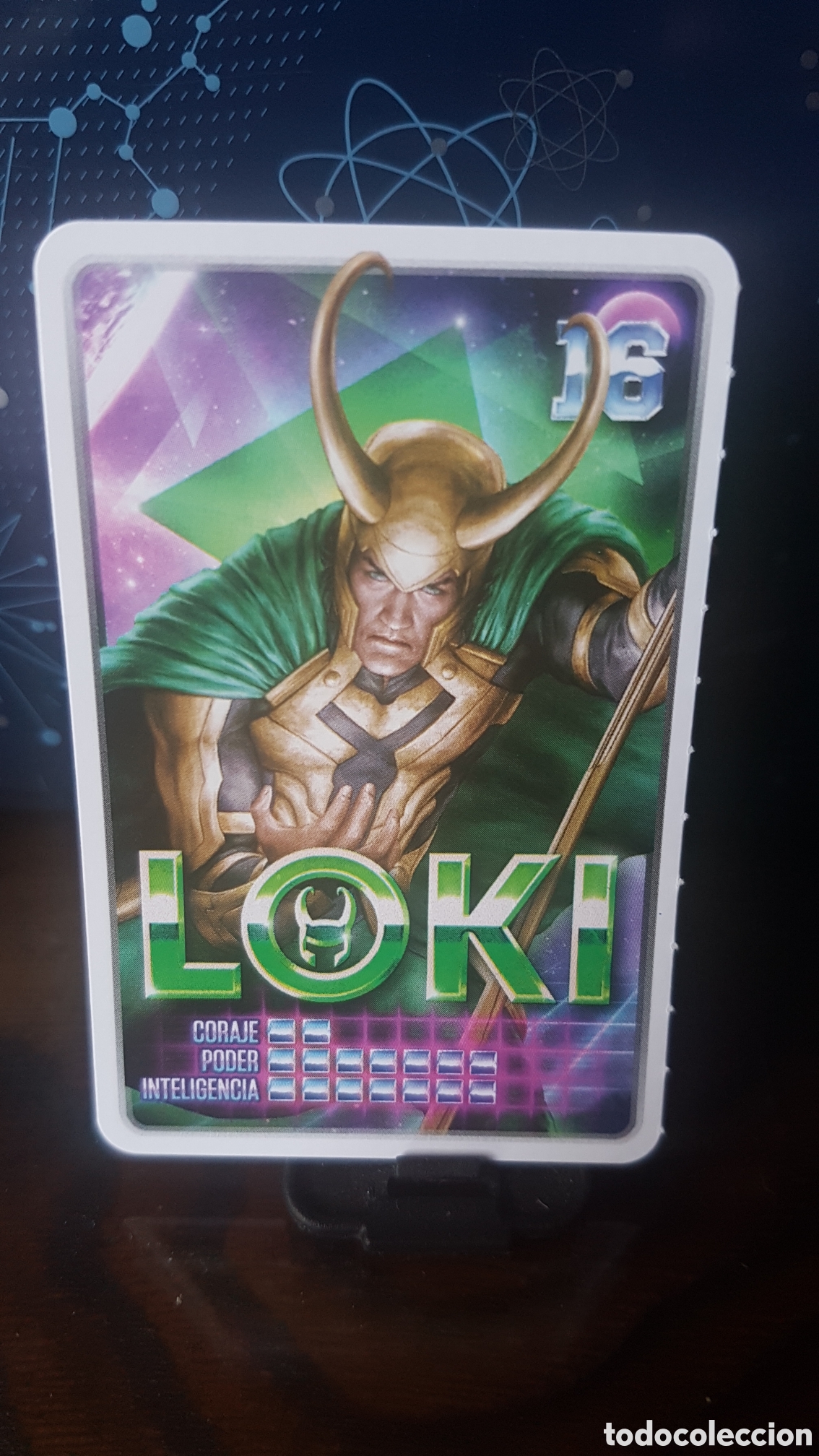Coleccionismo cromos antiguos: #16 LOKI CARREFOUR MARVEL &iexcl;DESCUBRE TU PODER! - Foto 1