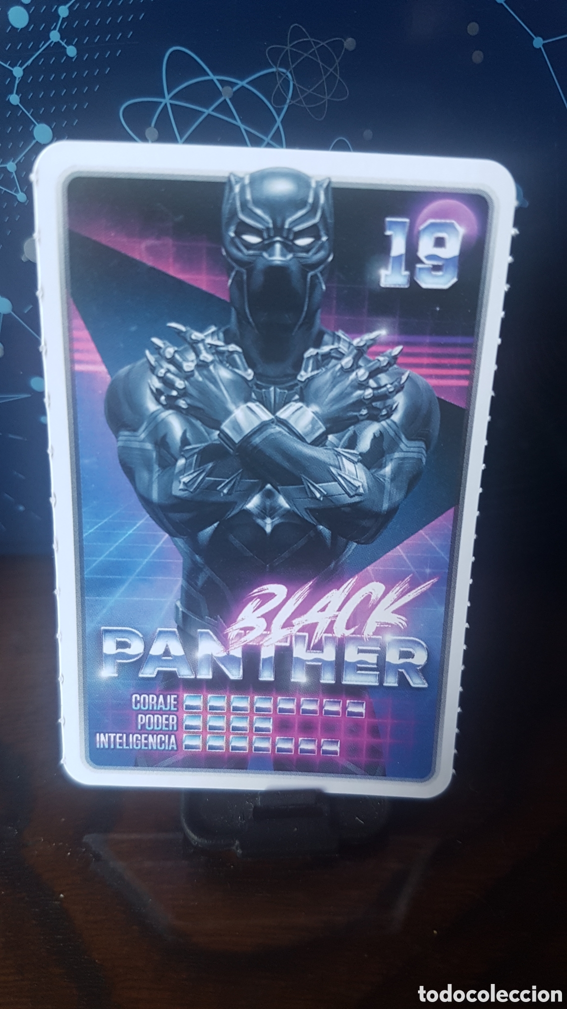 Coleccionismo cromos antiguos: #19 BLACK PANTHER CARREFOUR MARVEL &iexcl;DESCUBRE TU PODER! - Foto 1
