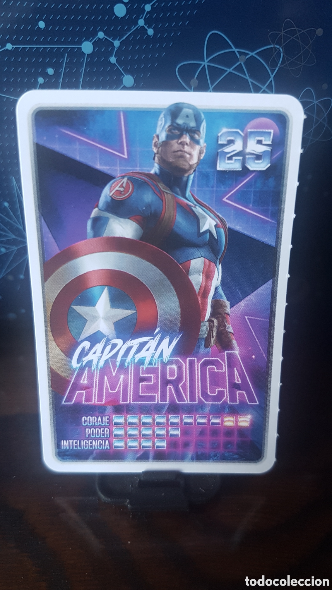 Coleccionismo cromos antiguos: #25 CAPITAN AMERICA CARREFOUR MARVEL &iexcl;DESCUBRE TU PODER! - Foto 1
