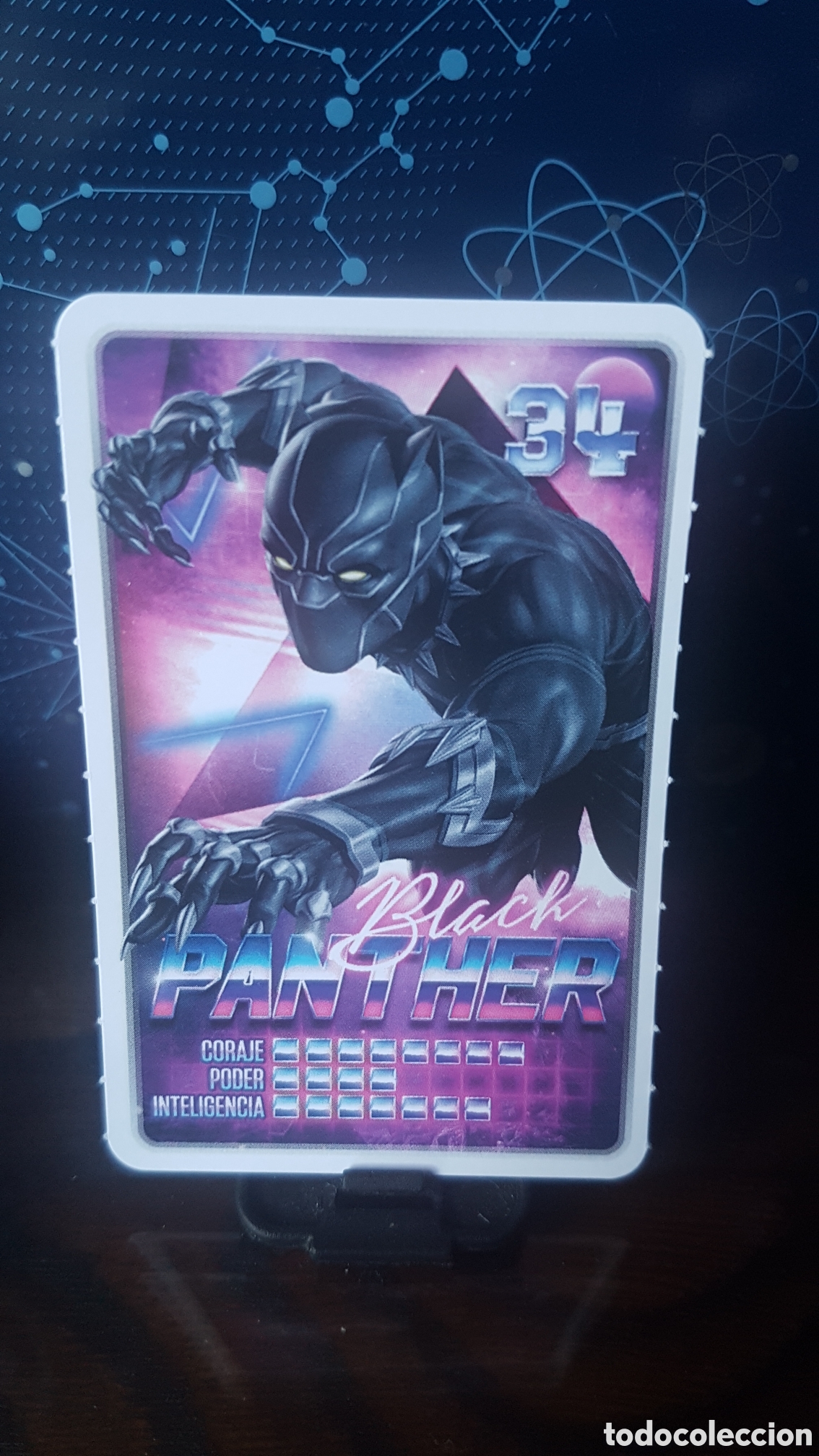 Coleccionismo cromos antiguos: #34 BLACK PANTHER CARREFOUR MARVEL &iexcl;DESCUBRE TU PODER! - Foto 1