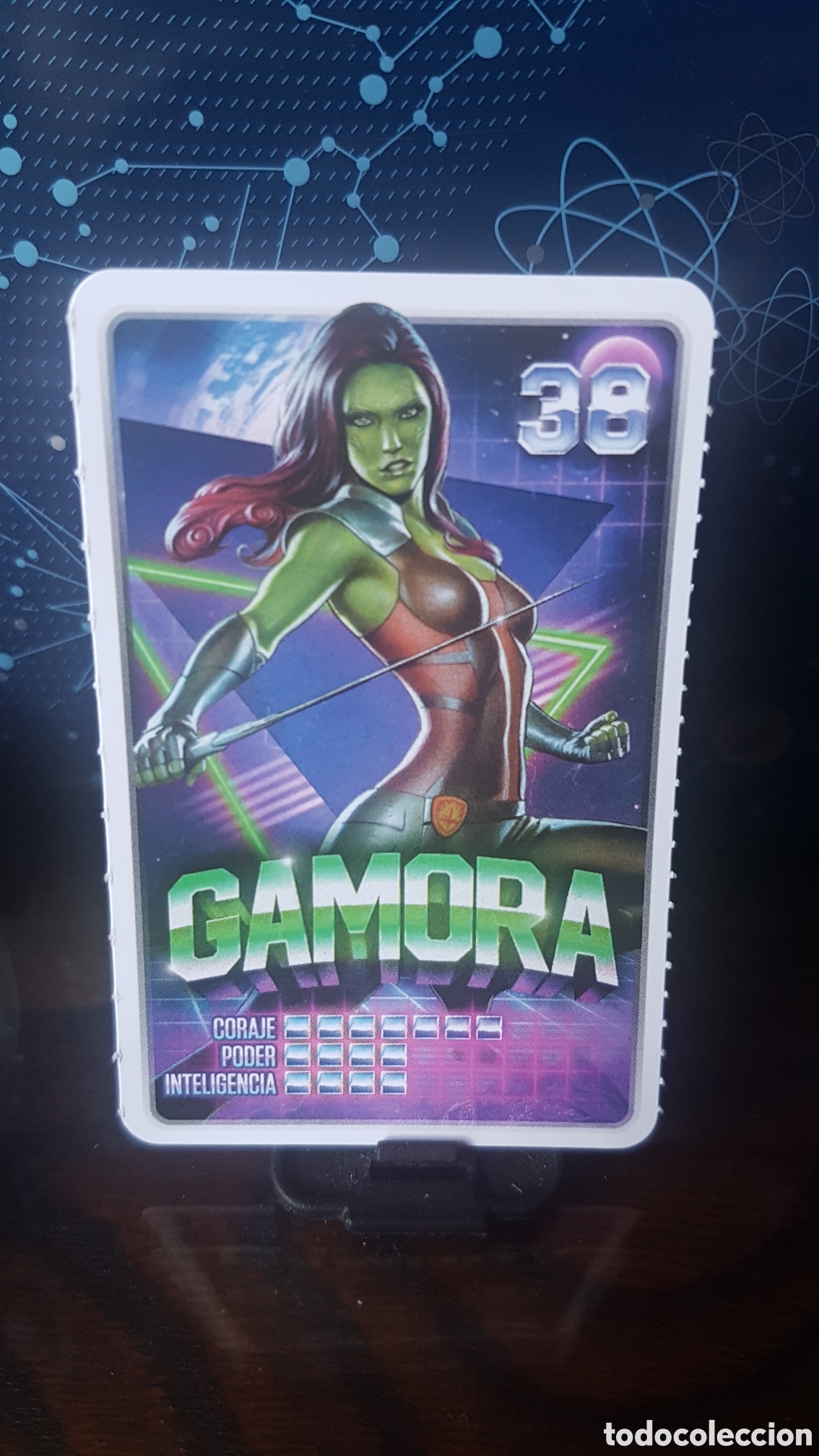 Coleccionismo cromos antiguos: #38 GAMORA CARREFOUR MARVEL &iexcl;DESCUBRE TU PODER! - Foto 1