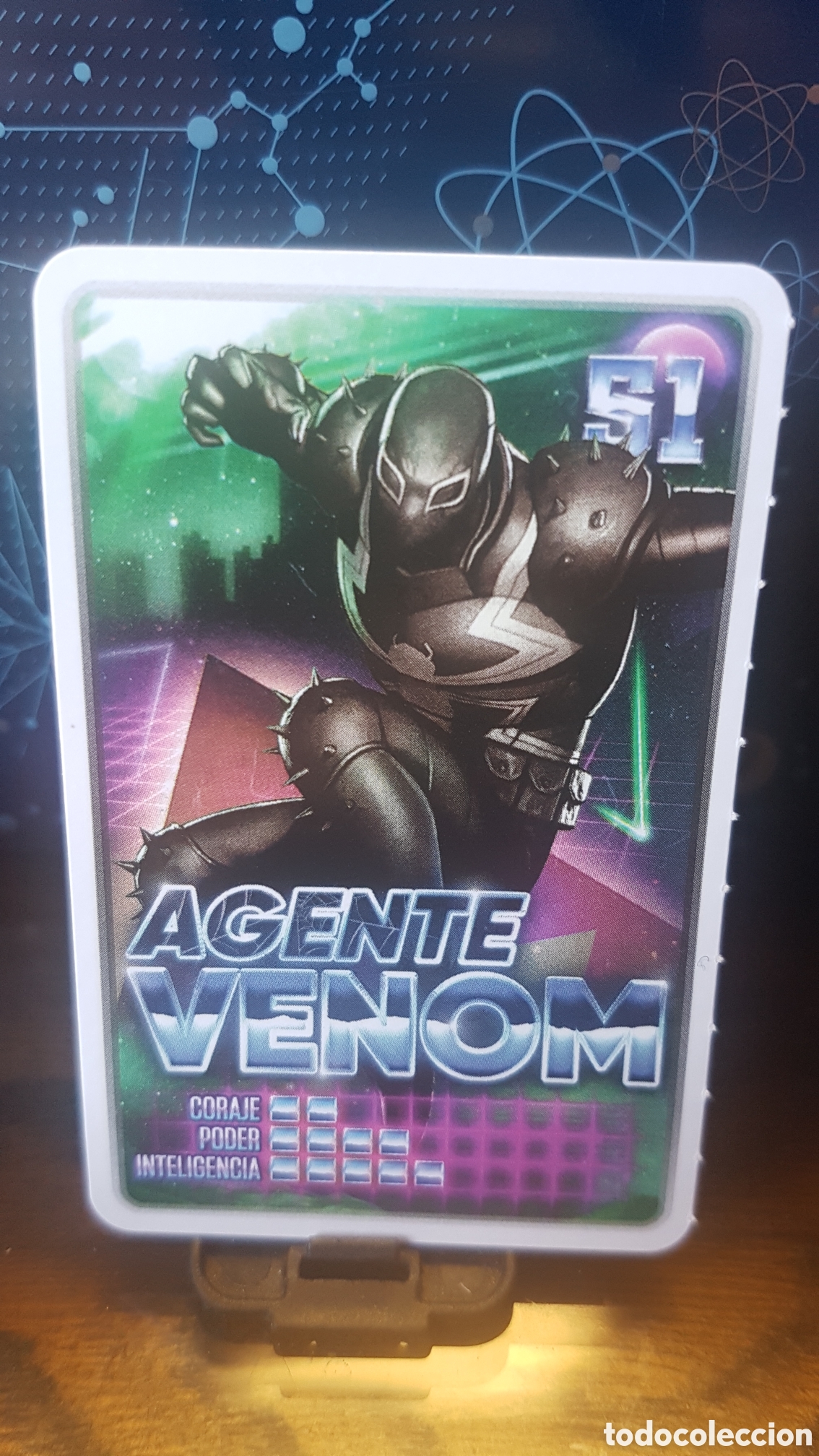 Coleccionismo cromos antiguos: #51 AGENTE VENOM CARREFOUR MARVEL &iexcl;DESCUBRE TU PODER! - Foto 1