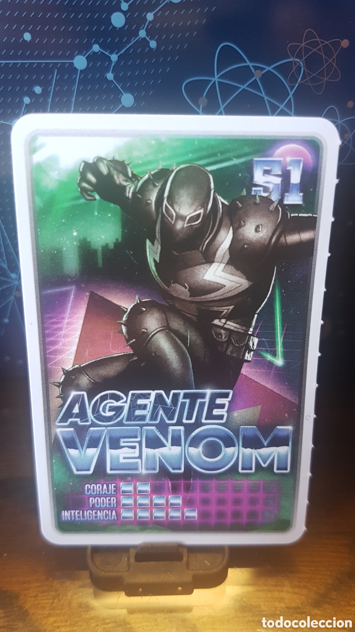Coleccionismo cromos antiguos: #51 AGENTE VENOM CARREFOUR MARVEL &iexcl;DESCUBRE TU PODER! - Foto 1
