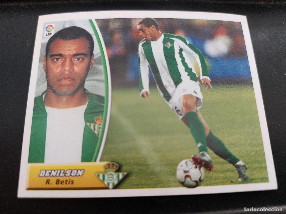 Coleccionismo Cromos antiguos: EDICIONES ESTE 2003-2004 (03 04) DENILSON BETIS &ndash; NUEVO SIN PEGAR
