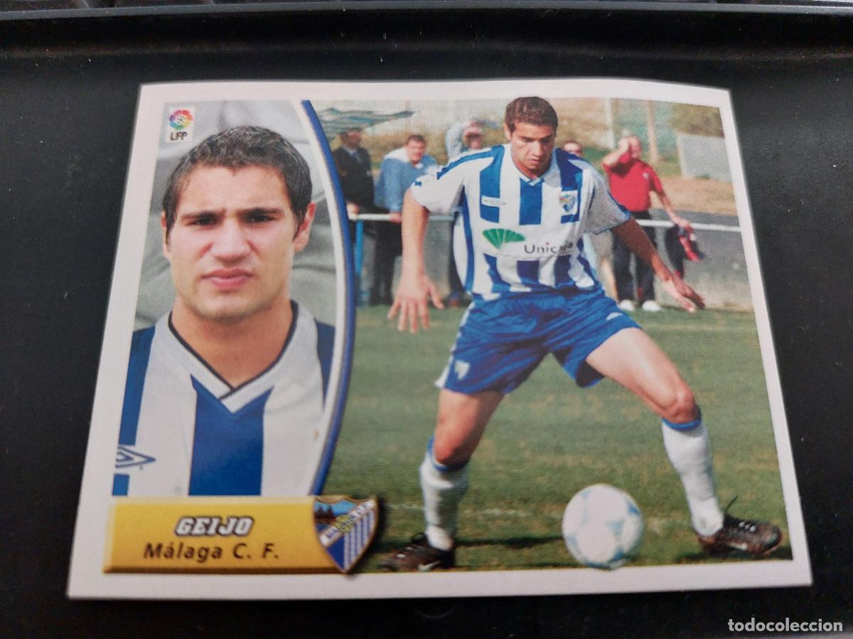 Coleccionismo Cromos antiguos: EDICIONES ESTE 2003-2004 (03 04) GEIJO MALAGA &ndash; NUEVO SIN PEGAR