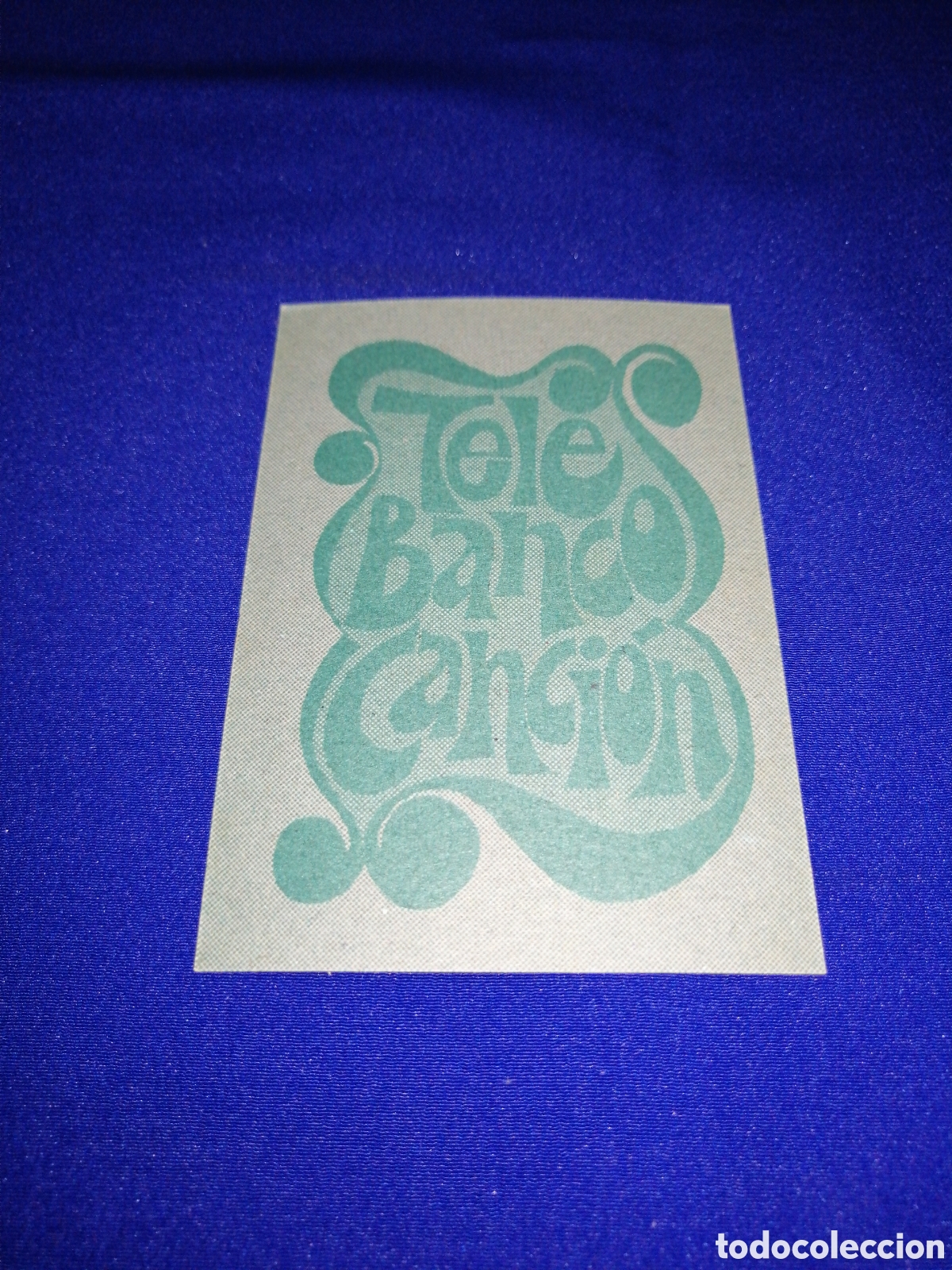 Coleccionismo cromos antiguos: TELE BANCO CANCI&Oacute;N LOS PASOS - Foto 2