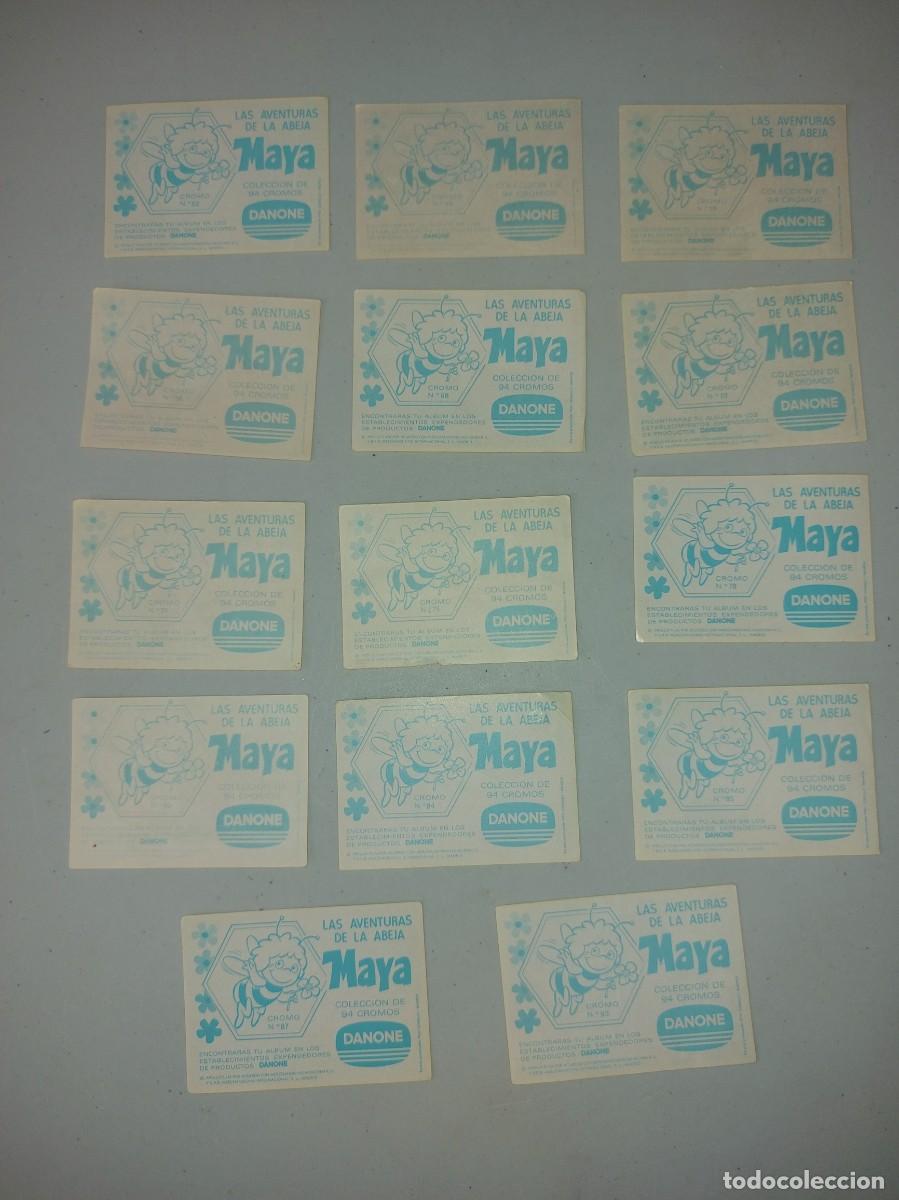 Coleccionismo cromos antiguos: 34 cromos la abeja maya danone - Foto 4