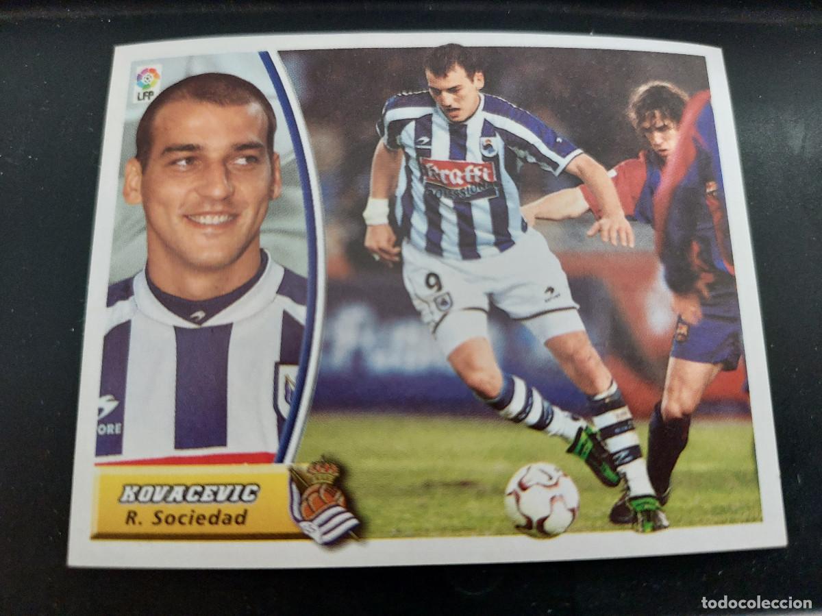 Collectionnisme Cartes &agrave; collectionner anciennes: EDICIONES ESTE 2003-2004 (03 04) KOVACEVIC REAL SOCIEDAD &ndash; NUEVO SIN PEGAR