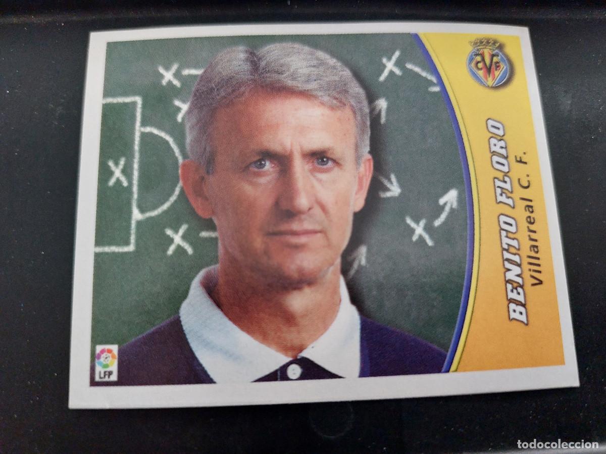 Sammeln alte Sammelbilder: EDICIONES ESTE 2003-2004 (03 04) ENTRENADOR BENITO FLORO VILLARREAL &ndash; NUEVO SIN PEGAR