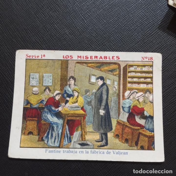 Coleccionismo cromos antiguos: LOS MISERABLES CHOCOLATES CROMO - CC5 - SB6 - 18 - Foto 1