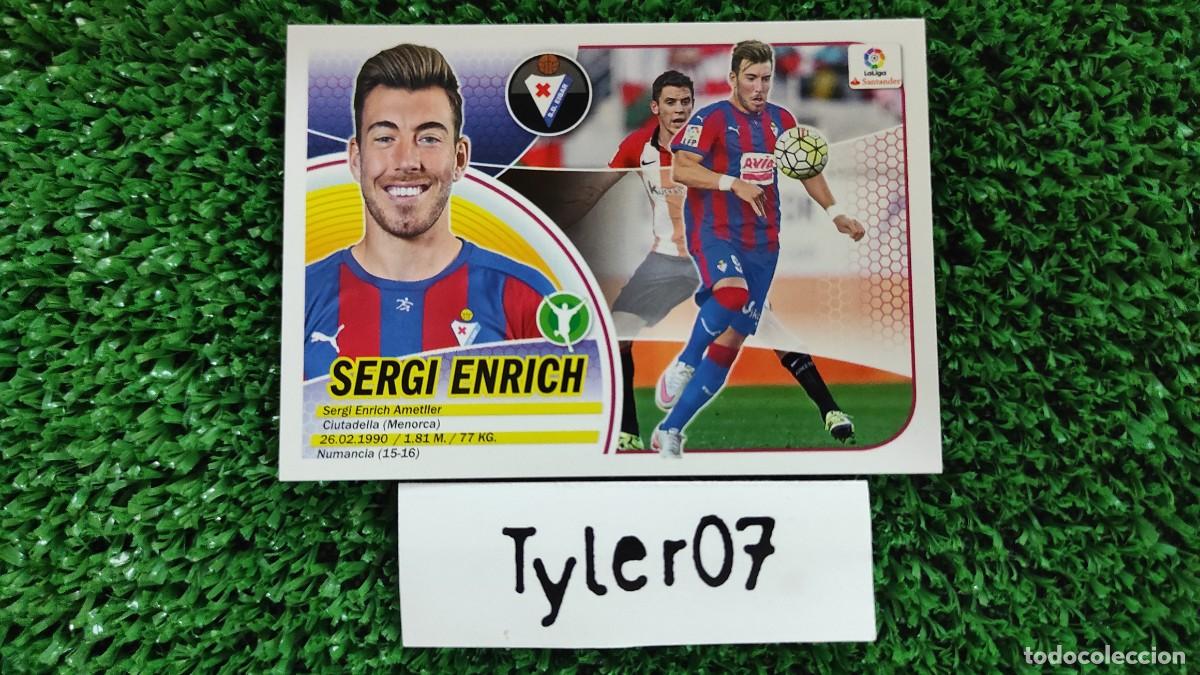 Coleccionismo cromos antiguos: SERGI ENRICH EIBAR LIGA ESTE 16-17 - Foto 1
