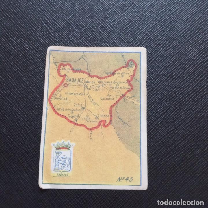 Colecionismo Cromos antigos: BADAJOZ 45 PROVINCIA CARAMELOS LA FUENSANTA CROMO - CC3