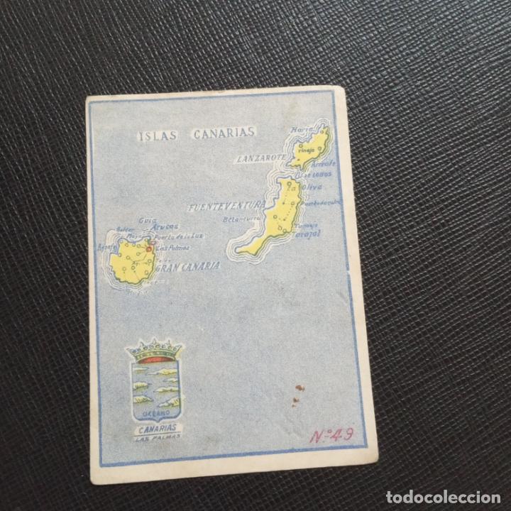Colecionismo Cromos antigos: LAS PALMAS DE GRAN CANARIA 49 PROVINCIA CARAMELOS LA FUENSANTA CROMO - CC3