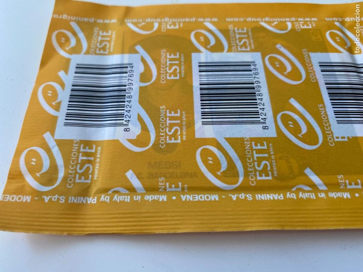 Coleccionismo cromos antiguos: Este 09-10 sobre sin abrir que contiene a Messi - Foto 3