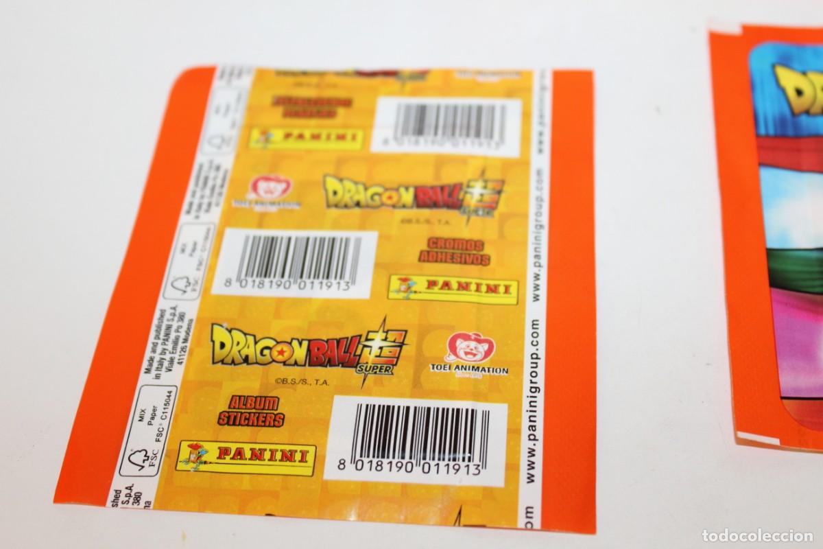 Coleccionismo cromos antiguos: 7 SOBRES DRAGON BALL SUPER PANINI - Foto 2