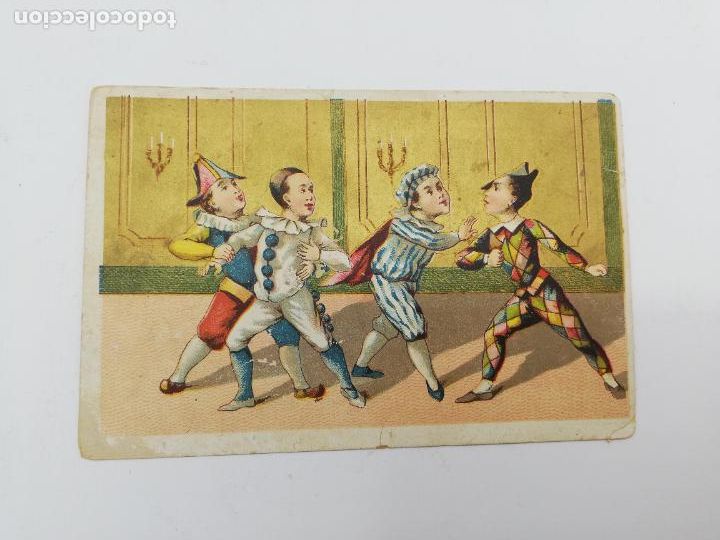 Coleccionismo cromos antiguos: CROMO LITOGRAFICO. FOSFATO DE HIERRO SOLUBLE. SARRA. HABANA. MED: 12 X 8 CM APROX.