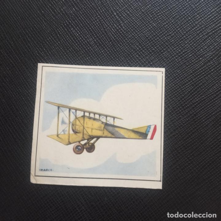 Colecionismo Cromos antigos: BIPLANO SPAD ENCICLOPEDIA CHICOS ESPA&Ntilde;A HISTORIA DE LA AVIACION CROMO - SIN PEGAR - CC3