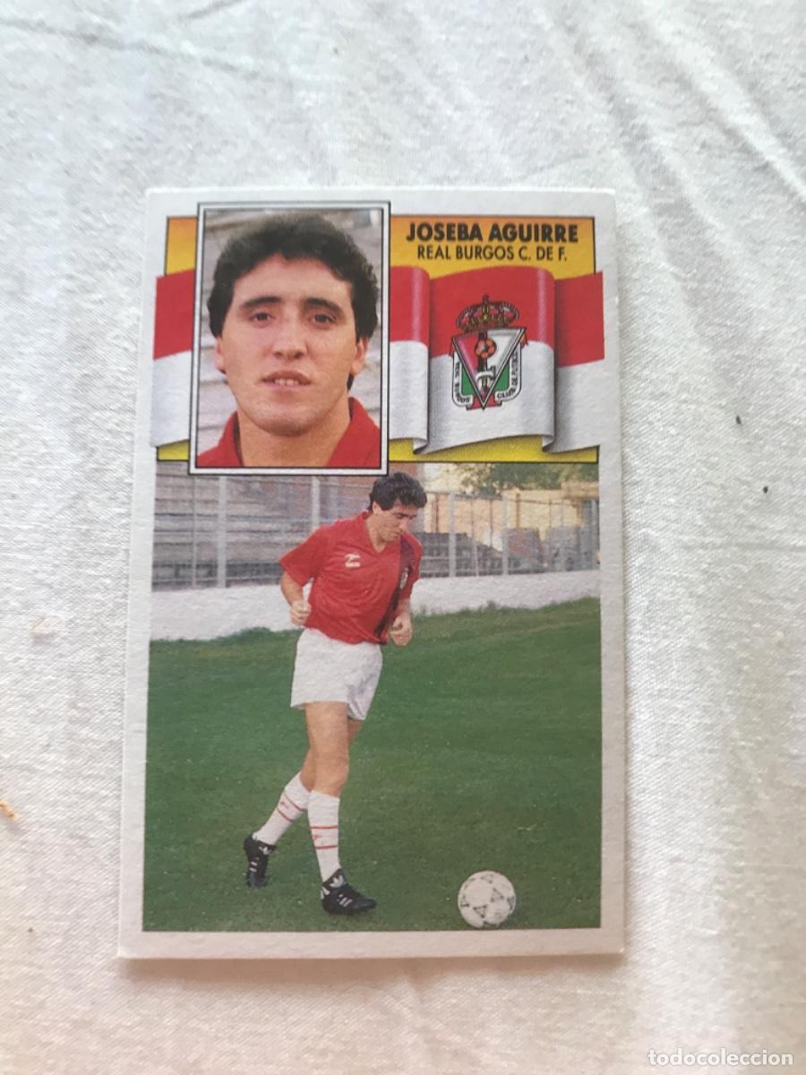 Coleccionismo cromos antiguos: Joseba Aguirre, sin pegar - Foto 1
