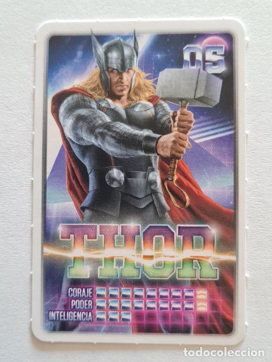 Coleccionismo cromos antiguos: N&ordm; 5 THOR - MARVEL. DESCUBRE TU PODER CROMO CARD CARREFOUR 2022 - Foto 1