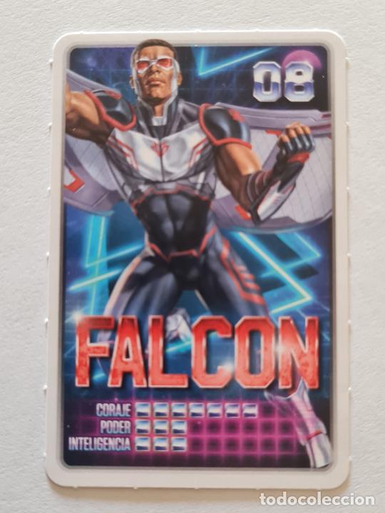 Coleccionismo cromos antiguos: N&ordm; 8 FALCON - MARVEL. DESCUBRE TU PODER CROMO CARD CARREFOUR 2022 - Foto 1