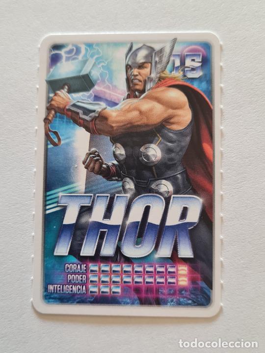 Coleccionismo cromos antiguos: N&ordm; 15 THOR - MARVEL. DESCUBRE TU PODER CROMO CARD CARREFOUR 2022 - Foto 1