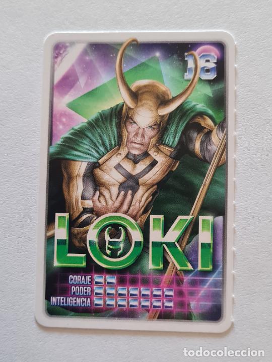 Coleccionismo cromos antiguos: N&ordm; 16 LOKI - MARVEL. DESCUBRE TU PODER CROMO CARD CARREFOUR 2022 - Foto 1