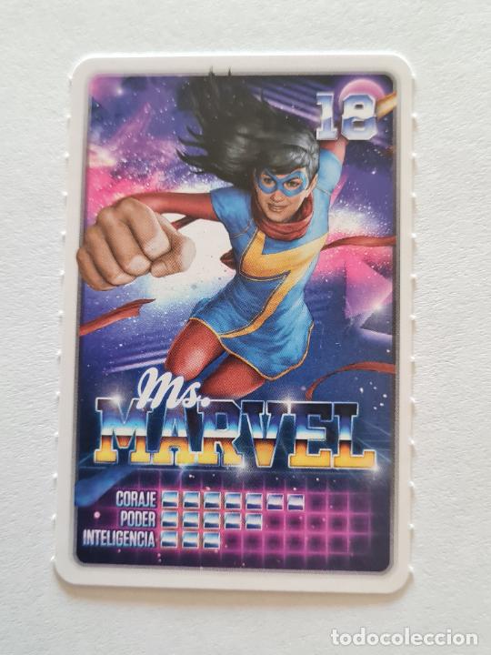 Coleccionismo cromos antiguos: N&ordm; 18 MS. MARVEL - MARVEL. DESCUBRE TU PODER CROMO CARD CARREFOUR 2022 - Foto 1