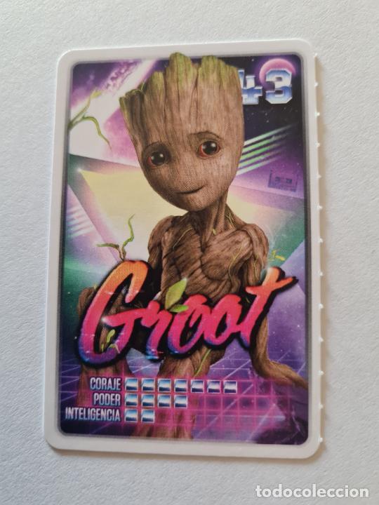 Coleccionismo cromos antiguos: N&ordm; 43 GROOT - MARVEL. DESCUBRE TU PODER CROMO CARD CARREFOUR 2022 - Foto 1