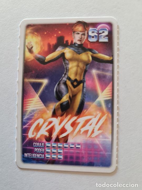 Coleccionismo cromos antiguos: N&ordm; 62 CRYSTAL - MARVEL. DESCUBRE TU PODER CROMO CARD CARREFOUR 2022 - Foto 1