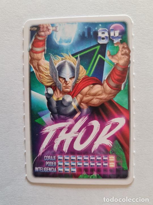 Coleccionismo cromos antiguos: N&ordm; 84 THOR - MARVEL. DESCUBRE TU PODER CROMO CARD CARREFOUR 2022 - Foto 1