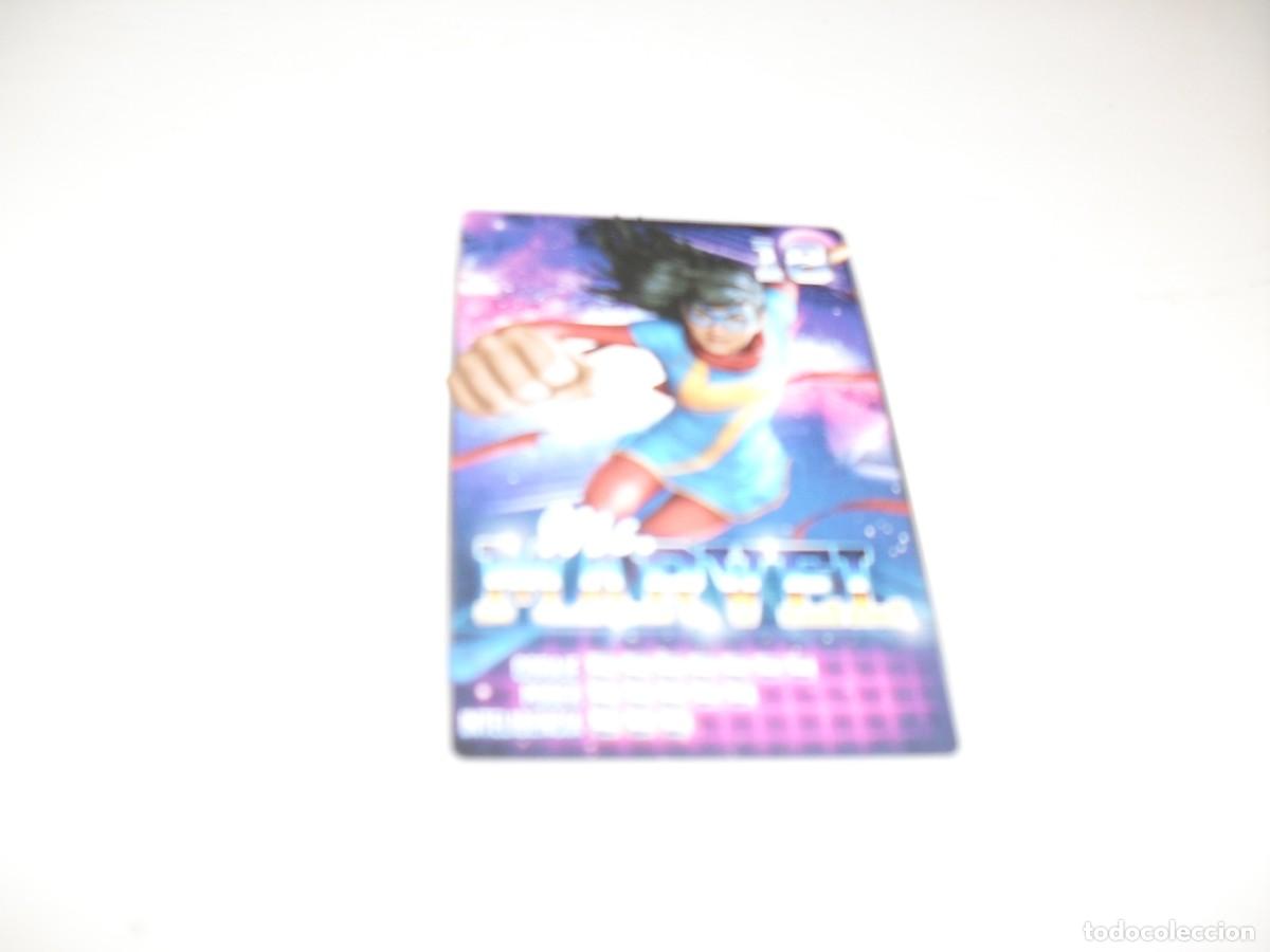 Coleccionismo cromos antiguos: CROMOS SUPER HEROES MARVEL DESCUBRE TU PODER:MS. MARVEL,18.EDITA CARREFOUR,2022.IMPECABLE. - Foto 1