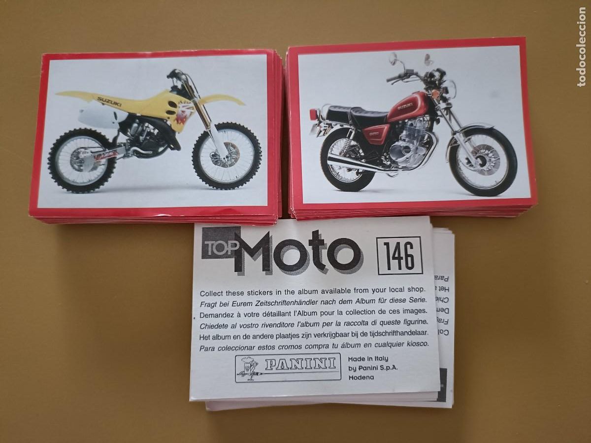 Coleccionismo cromos antiguos: top moto lote 124 cromos - Foto 1