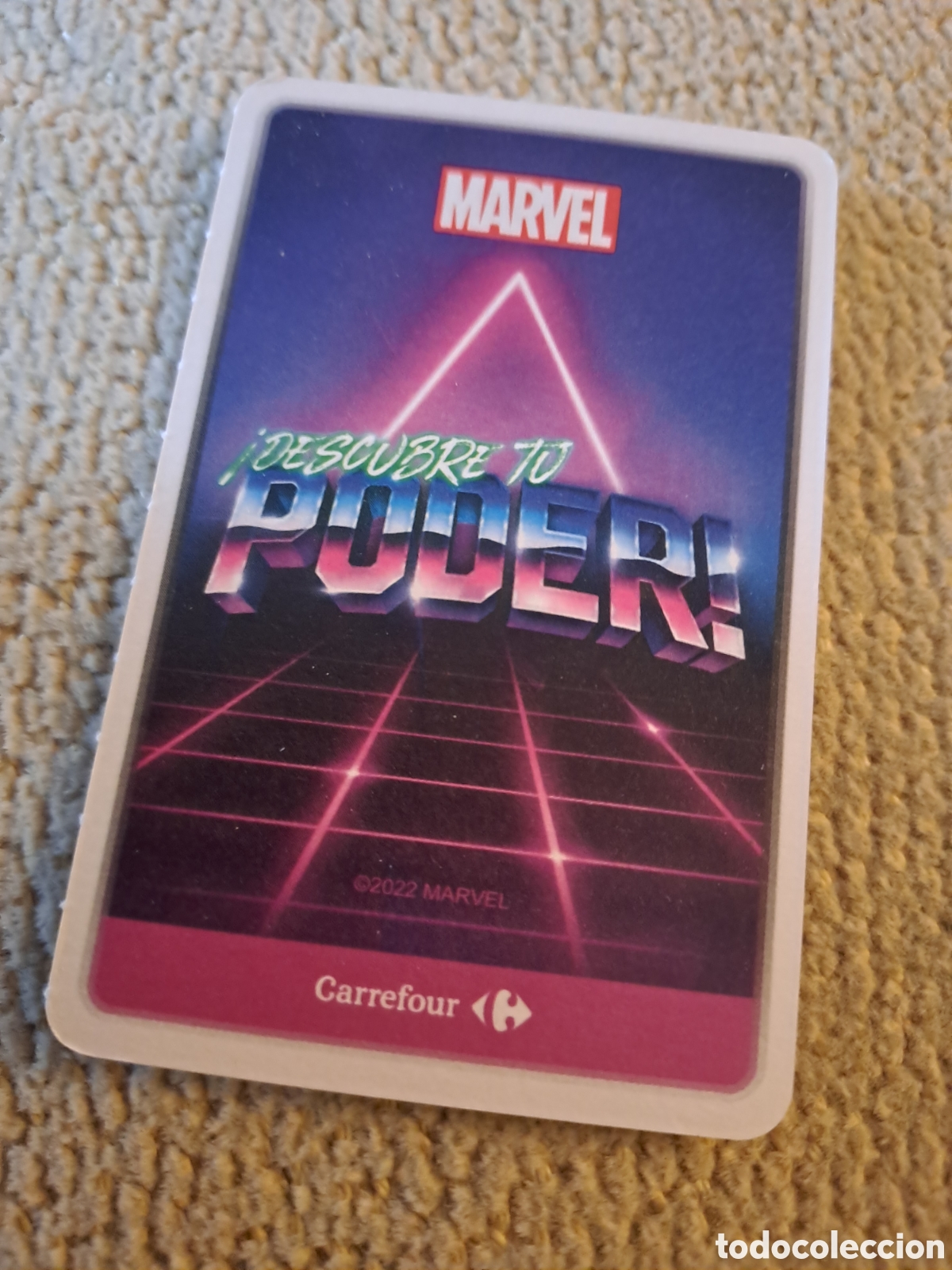 Coleccionismo cromos antiguos: CARREFOUR 2022 - MARVEL DESCUBRE TU PODER N&ordm; 88 poder 3 - Foto 2