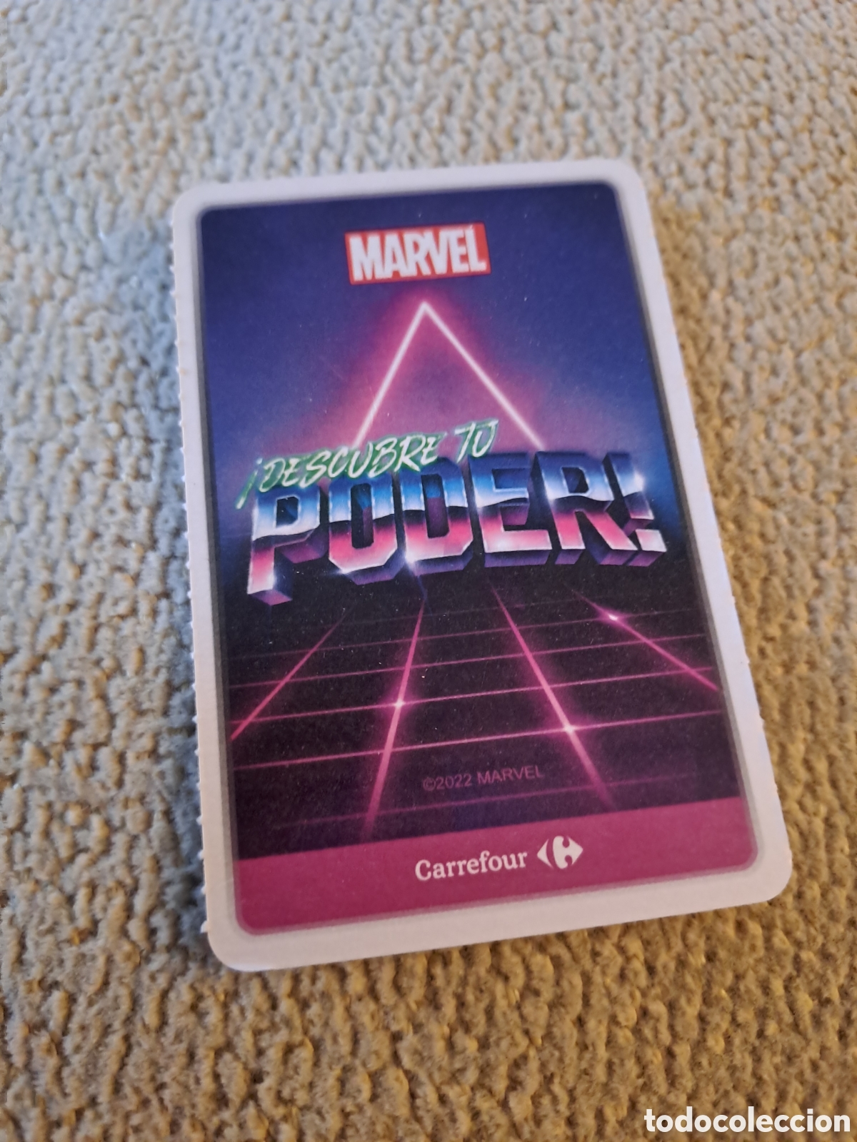 Coleccionismo cromos antiguos: CARREFOUR 2022 - MARVEL DESCUBRE TU PODER N&ordm; 3- NOVA - Foto 2
